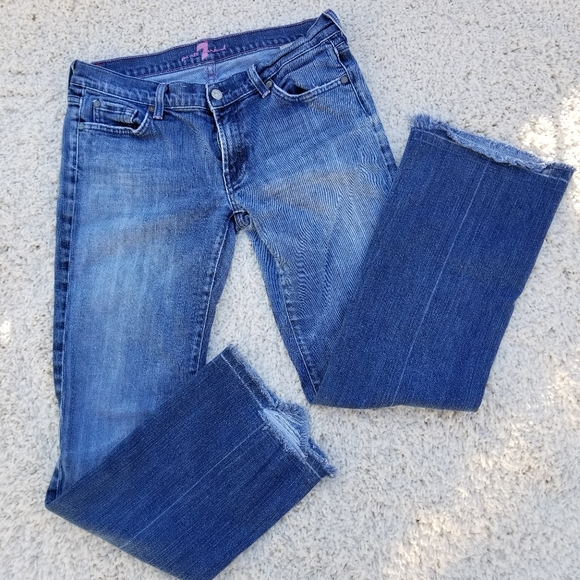 7 FOR ALL MANKIND Women's bootcut jeans sz 31 - Picture 4 of 8